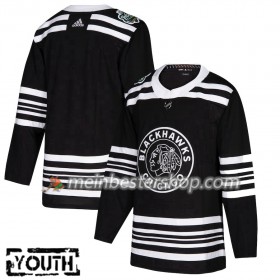 Chicago Blackhawks Blank 2019 Winter Classic Adidas Schwarz Trikot Authentic - Kinder